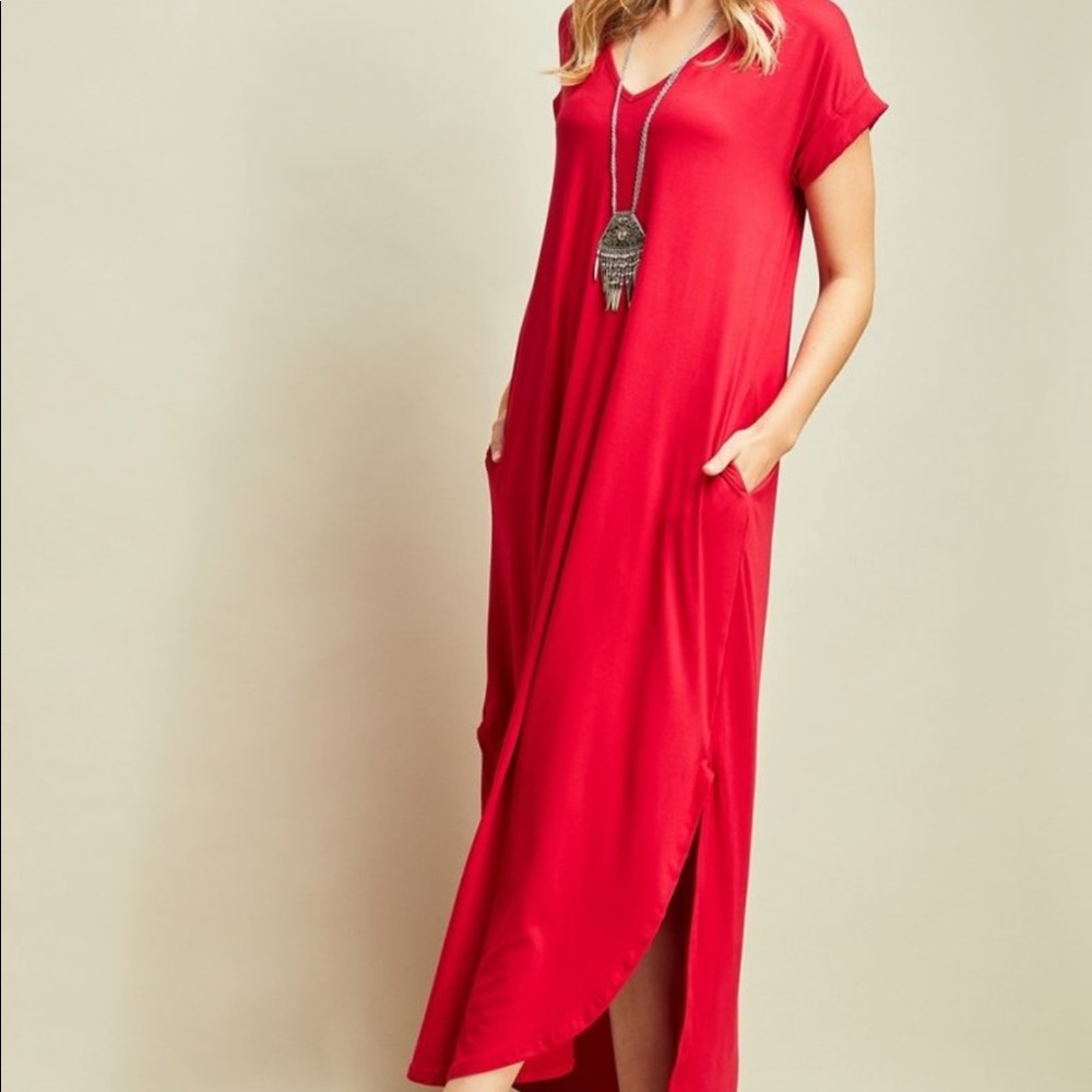 Francescas tshirt maxi dress